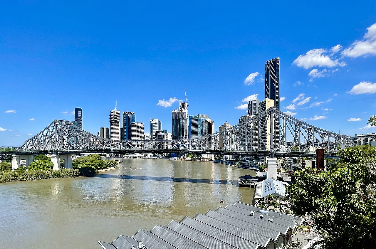 Brisbane skyline and Story Bridge